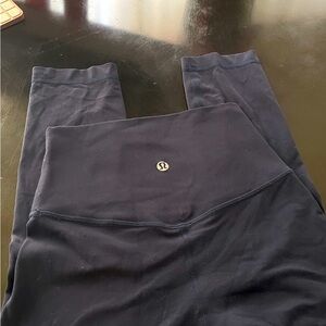 lululemon Navy Blue High-Waisted Leggings